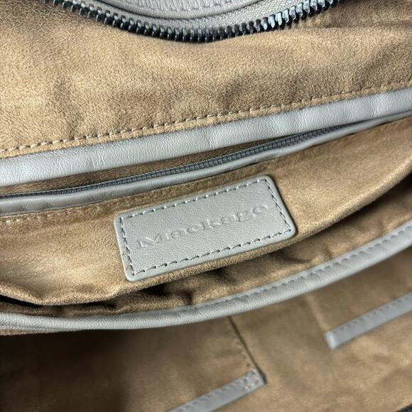 Mackage Leather Tote Handbag Grey